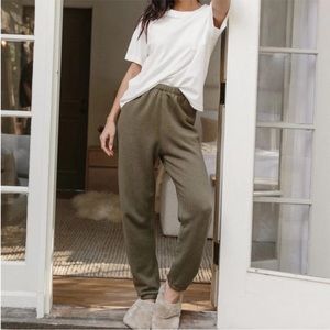 Jenni Kayne Saturday Sweatpants Olive XS
